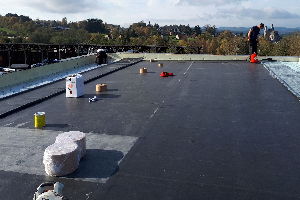Exemple de matériau pour la couverture de votre toit plat en Belgique francophone.